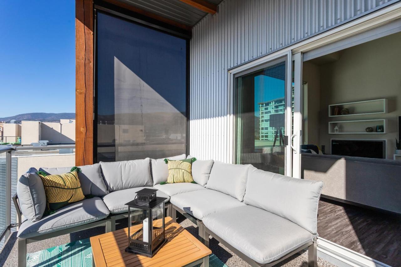 Corner Nest - Luxury Brand New Top Floor 2Bedroom Condo Kelowna Exterior foto